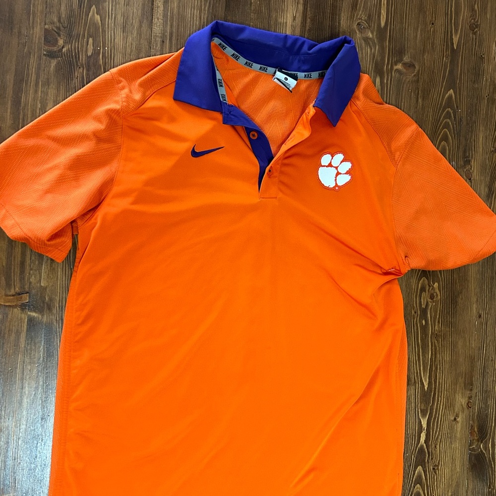Clemson Nike Dri Fit polo